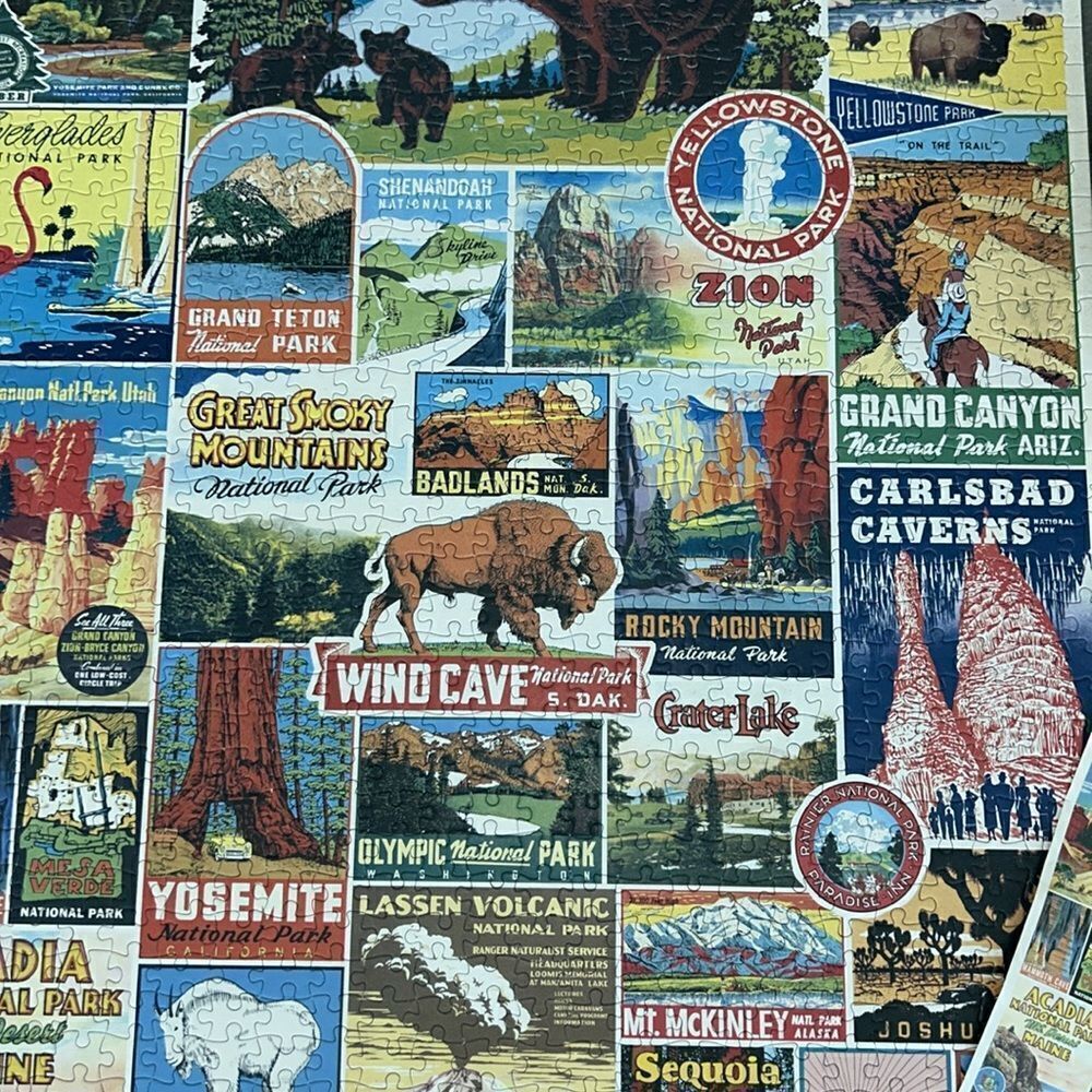 VintageLook National Parks
🏞️🌲Puzzle 🧩 1000 pieces! Gorgeous hues! Good times!